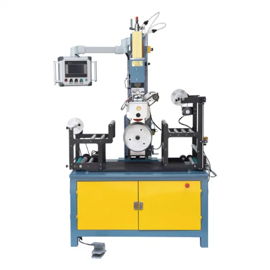 Large Plate Heat Transfer Machine Factory Round Flat Bottle Golden Foil Hot Stamping Machine